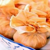 Shrimp Filled Money Bags