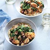 Mushroom and Chicken Marsala Bowls