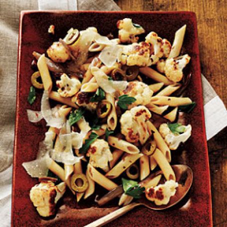 Roasted Cauliflower Pasta
