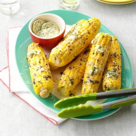 Corn with Cilantro-Lime Butter Recipe