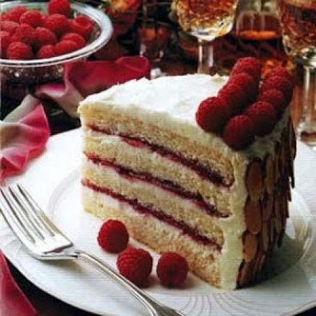 Almond-Scented White Cake