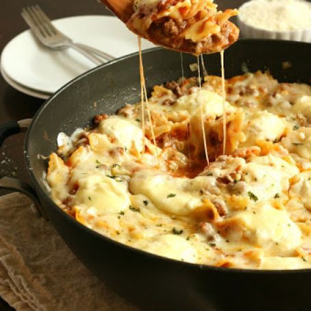 Best Ever Skillet Lasagna