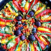 Vegetable Paella, Italian Style