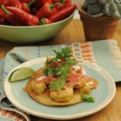 Shrimp Chipotle Tostadas