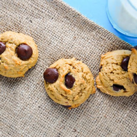 Lighter Peanut Butter Chocolate Chip Cookies