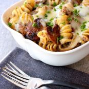 Slow Cooker Cheesy Beef Stroganoff