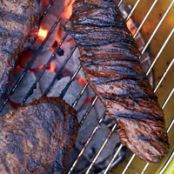 Chile-Glazed Hanger Steak
