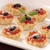 Mozzarella Tomato Tartlets Recipe