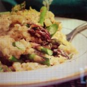 Lemon Asparagus Buckwheat & Quinoa Risotto