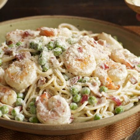 Shrimp Carbonara