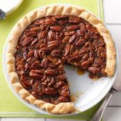 Molasses-Bourbon Pecan Pie