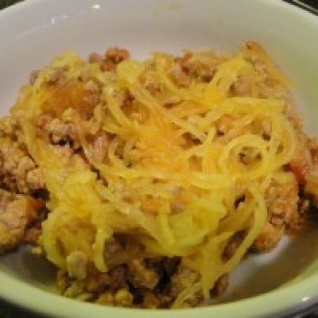 Spaghetti “Squash” & Meat Sauce