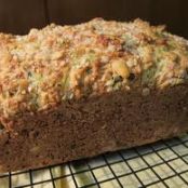 Garden Zucchini bread with parmesan