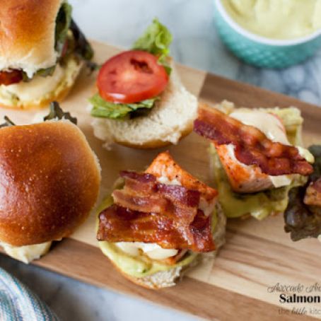 Salmon BLT Sliders