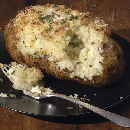 Twice Baked Potatoes with Fresh Horseradish