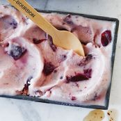 Cherry-Bourbon Ice Cream