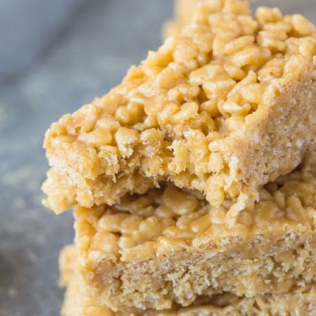 Healthy 3 Ingredient Rice Crispy Treats