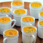 Sweet Potato Soup with Prosciutto Crisps