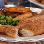 Potato Crusted Fish and Chips