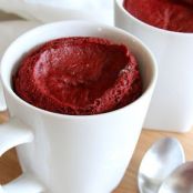 Red Velvet Mug Cakes
