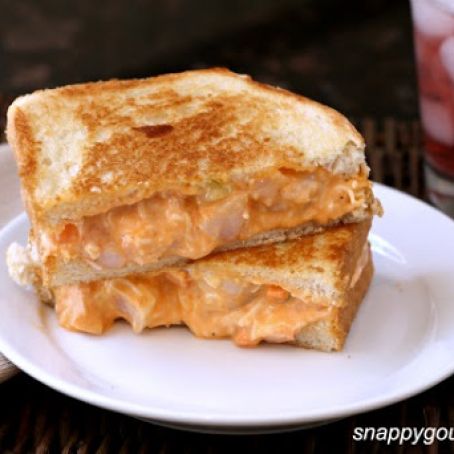 Buffalo Shrimp Grilled Cheese