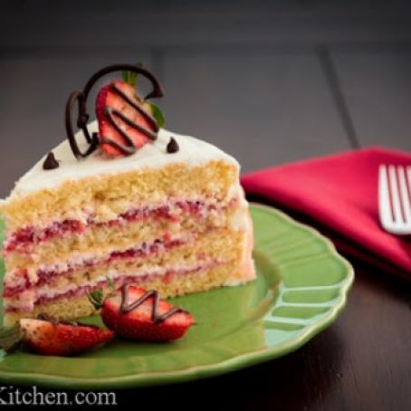 Strawberry Layer Cake Recipe