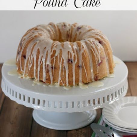Sour Cream Cranberry Pound Cake