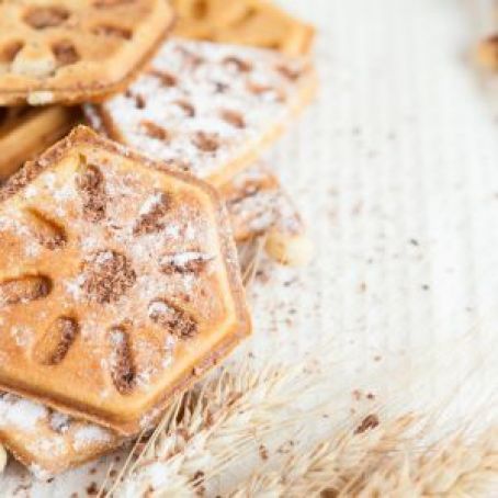 Simple Shortbread Waffles