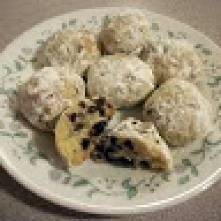 Baker's Chocolate Chunk Snowballs