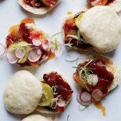 Steamed Bacon Buns with Hoisin