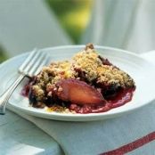 Santa Rosa Plum Crumble