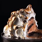 Baked Alaska Chocolate Ice Creme & Cake