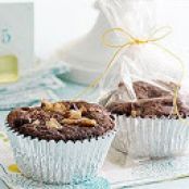 Zucchini Nut Chocolate Muffins