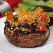 Quinoa Stuffed Mushrooms