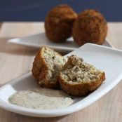 Boudin Balls with Remoulade Sauce
