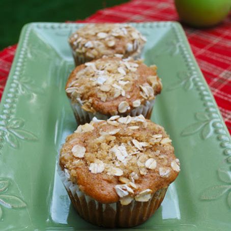 Applesauce Streusel Muffins