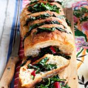Garlic Bread with Chard