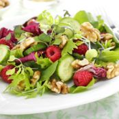 Raspberry Walnut Salad