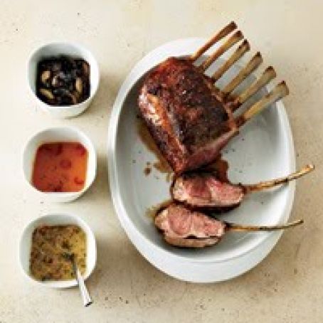 Pan-Roasted Rack of Lamb (with choice of sauce)