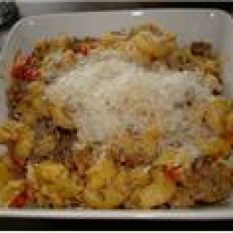 Ground Turkey Paprikash and Macaroni