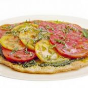 Heirloom Tomato and Basil Tart