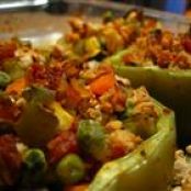 Ground Turkey Stuffed Bell Peppers