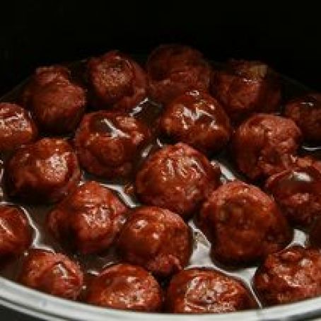 Crock-Pot Grape Jelly Meatballs