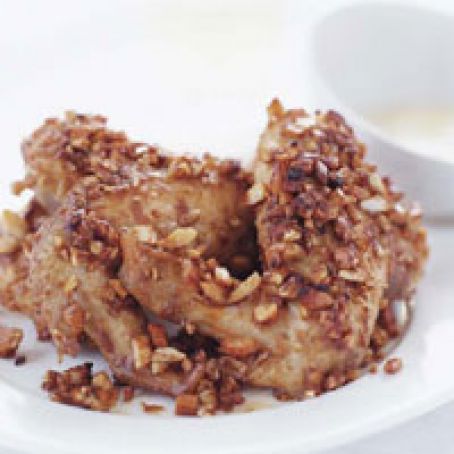 Almond-Crusted Chicken Wings