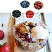 Dessert - Mixed Berry Cobbler w/Kahlua