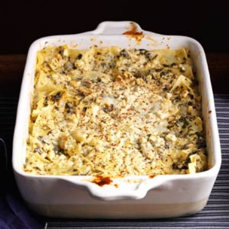 Artichoke Spinach Lasagna Recipe
