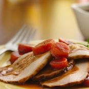 Honey Barbecue Pork Roast with Carrots