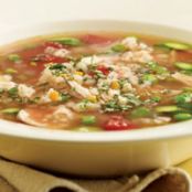Spring Chicken & Barley Soup