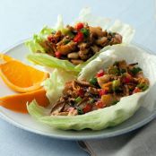 Barbecued Chinese Chicken Lettuce Wraps