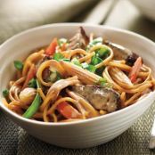 Honey Garlic Beef Noodle Bowl